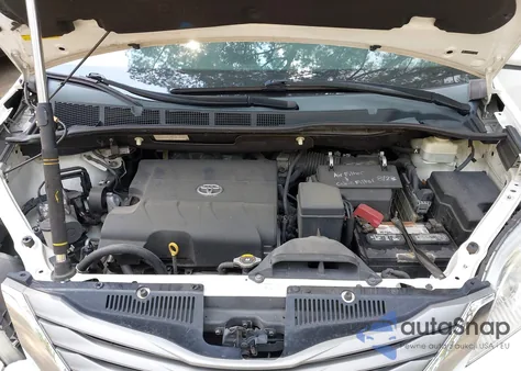 2011 Toyota Sienna Xle V6 из США, поврежденный, VIN 5TDYK3DC1BS155711